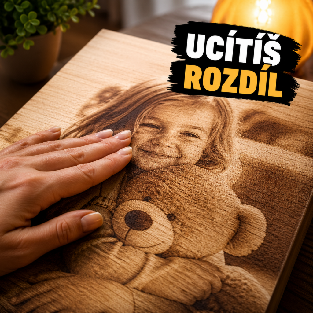 Rozdíl dřeva při gravírování